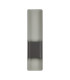 Waterloo Wall Lamp 125 x 508mm Offset Open Curve Shade 2 x 6.5W LED 3000K 900lm IP65 Anthracite -4