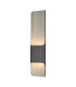 Waterloo Wall Lamp 125 x 508mm Offset Open Curve Shade 2 x 6.5W LED 3000K 900lm IP65 Anthracite -5