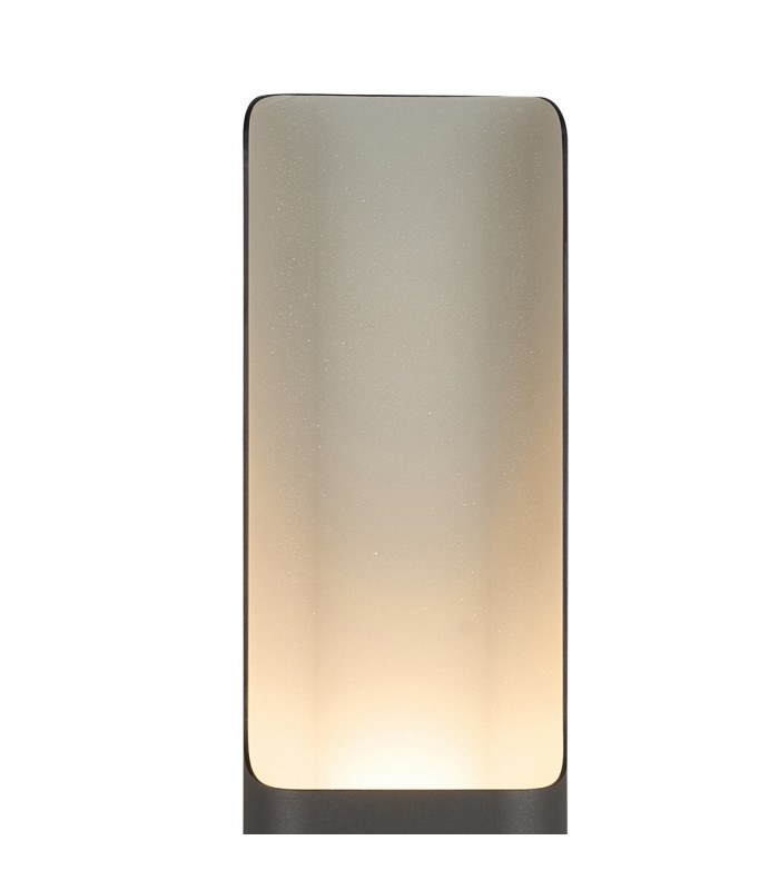 Waterloo Wall Lamp 125 x 508mm Offset Open Curve Shade 2 x 6.5W LED 3000K 900lm IP65 Anthracite -7