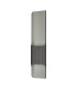 Waterloo Wall Lamp 125 x 508mm Offset Open Curve Shade 2 x 6.5W LED 3000K 900lm IP65 Anthracite -9