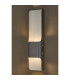 Waterloo Wall Lamp 125 x 508mm Offset Open Curve Shade 2 x 6.5W LED 3000K 900lm IP65 Anthracite -11