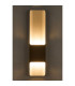 Waterloo Wall Lamp 125 x 508mm Offset Open Curve Shade 2 x 6.5W LED 3000K 900lm IP65 Cacao -3