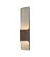 Waterloo Wall Lamp 125 x 508mm Offset Open Curve Shade 2 x 6.5W LED 3000K 900lm IP65 Cacao -5