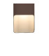 Waterloo Wall Lamp 125 x 508mm Offset Open Curve Shade 2 x 6.5W LED 3000K 900lm IP65 Cacao -6