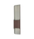 Waterloo Wall Lamp 125 x 508mm Offset Open Curve Shade 2 x 6.5W LED 3000K 900lm IP65 Cacao -9