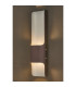 Waterloo Wall Lamp 125 x 508mm Offset Open Curve Shade 2 x 6.5W LED 3000K 900lm IP65 Cacao -11