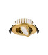 Copake 7W Triac Dimmable CCT LED Fire Rated Adjustable Downlight Brass Cut Out: 70mm 700lm 60° DRIVER INC. IP65 -10