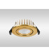 Copake 7W Triac Dimmable CCT LED Fire Rated Adjustable Downlight Brass Cut Out: 70mm 700lm 60° DRIVER INC. IP65 -15