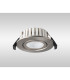 Copake 7W Triac Dimmable CCT LED Fire Rated Adjustable Downlight Brushed Nickel Cut Out: 70mm 700lm 60° DRIVER INC IP65 -15