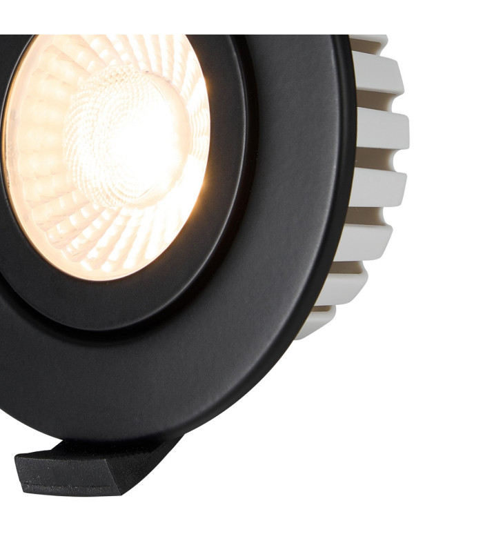 Copake 7W Triac Dimmable CCT LED Fire Rated Adjustable Downlight Matt Black Cut Out: 70mm 700lm 60° DRIVER INC. IP65 -7