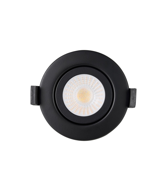 Copake 7W Triac Dimmable CCT LED Fire Rated Adjustable Downlight Matt Black Cut Out: 70mm 700lm 60° DRIVER INC. IP65 -11