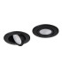 Copake 7W Triac Dimmable CCT LED Fire Rated Adjustable Downlight Matt Black Cut Out: 70mm 700lm 60° DRIVER INC. IP65 -12