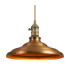 Moravia 35cm 1 Light Braided Pendant Round Tiered Metal Shade Antique Brass/Golden Brown/Brass/Gold-7