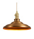 Moravia 35cm 1 Light Braided Pendant Round Tiered Metal Shade Brass/Pale Gold/Brass/Gold-7