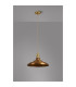 Moravia 35cm 1 Light Braided Pendant Round Tiered Metal Shade Brass/Pale Gold/Brass/Gold-8