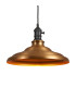 Moravia 35cm 1 Light Braided Pendant Round Tiered Metal Shade Satin Black/Black/Brass/Gold-7