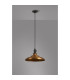 Moravia 35cm 1 Light Braided Pendant Round Tiered Metal Shade Satin Black/Black/Brass/Gold-8