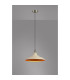 Moravia 35cm 1 Light Knurled Pendant Round Tiered Metal Shade Antique Brass/Black/Beige/Gold-3