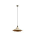 Moravia 35cm 1 Light Knurled Pendant Round Tiered Metal Shade Antique Brass/Black/Beige/Gold-5
