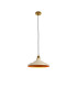 Moravia 35cm 1 Light Knurled Pendant Round Tiered Metal Shade Gilt Bronze/Black/Beige/Gold-4