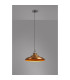 Moravia 35cm 1 Light Knurled Pendant Round Tiered Metal Shade Gun Metal/Black/Brass/Gold-3