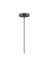 Moravia 35cm 1 Light Knurled Pendant Round Tiered Metal Shade Gun Metal/Black/Brass/Gold-6