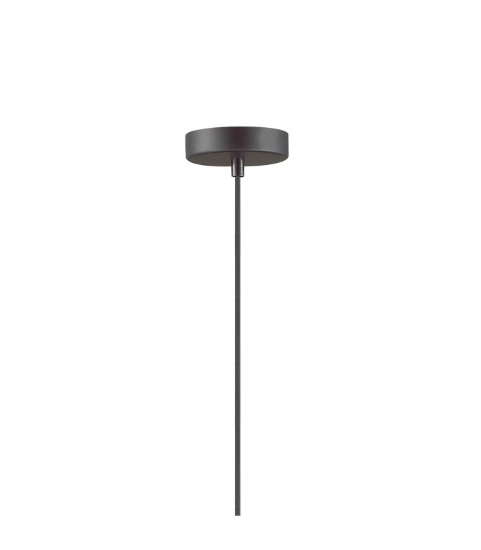 Moravia 35cm 1 Light Knurled Pendant Round Tiered Metal Shade Gun Metal/Black/Brass/Gold-6