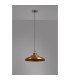 Moravia 35cm 1 Light Knurled Pendant Round Tiered Metal Shade Gun Metal/Black/Brass/Gold-8