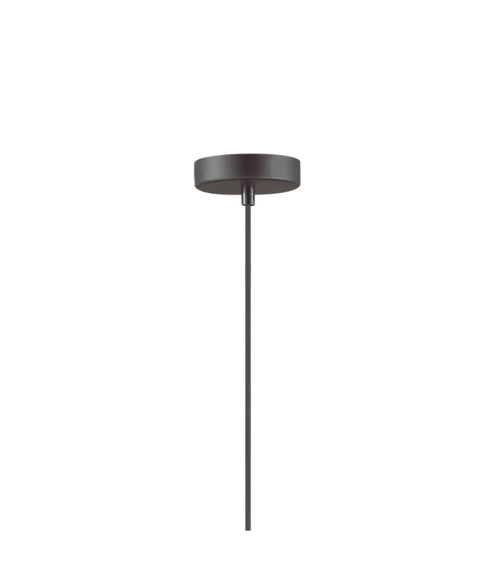 Moravia 35cm 1 Light Knurled Pendant Round Tiered Metal Shade Gun Metal/Black/Matt Black/Gold-6