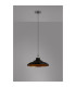 Moravia 35cm 1 Light Knurled Pendant Round Tiered Metal Shade Gun Metal/Black/Matt Black/Gold-8