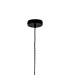 Moravia 35cm 1 Light Knurled Pendant Round Tiered Metal Shade Matt Black/Black/Brass/Gold-5