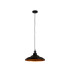 Moravia 35cm 1 Light Knurled Pendant Round Tiered Metal Shade Matt Black/Black/Matt Black/Gold-4