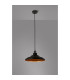 Moravia 35cm 1 Light Knurled Pendant Round Tiered Metal Shade Pewter/Dark Grey/Matt Black/Gold-3