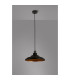 Moravia 35cm 1 Light Knurled Pendant Round Tiered Metal Shade Pewter/Dark Grey/Matt Black/Gold-8