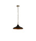 Moravia 35cm 1 Light Pendant Round Tiered Metal Shade Antique Brass/Matt Black/Gold-5