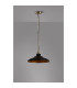 Moravia 35cm 1 Light Pendant Round Tiered Metal Shade Antique Brass/Matt Black/Gold-8