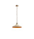 Moravia 35cm 1 Light Pendant Round Tiered Metal Shade French Gold/Beige/Gold-4