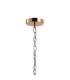 Moravia 35cm 1 Light Pendant Round Tiered Metal Shade French Gold/Beige/Gold-6