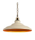 Moravia 35cm 1 Light Pendant Round Tiered Metal Shade French Gold/Beige/Gold-7