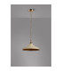 Moravia 35cm 1 Light Pendant Round Tiered Metal Shade French Gold/Beige/Gold-8
