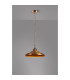Moravia 35cm 1 Light Pendant Round Tiered Metal Shade French Gold/Brass/Gold-3