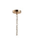 Moravia 35cm 1 Light Pendant Round Tiered Metal Shade French Gold/Brass/Gold-6
