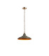 Moravia 35cm 1 Light Pendant Round Tiered Metal Shade French Gold/Polished Grey/Gold-4