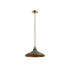 Moravia 35cm 1 Light Pendant Round Tiered Metal Shade French Gold/Polished Grey/Gold-5