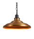 Moravia 35cm 1 Light Pendant Round Tiered Metal Shade Matt Black/Brass/Gold-7