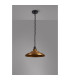 Moravia 35cm 1 Light Pendant Round Tiered Metal Shade Matt Black/Brass/Gold-8