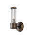 Fairport 1 Light Glass Rod Wall E14 IP44 Bronze/Clear Glass Rods-3