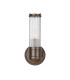 Fairport 1 Light Glass Rod Wall E14 IP44 Bronze/Clear Glass Rods-7