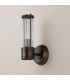 Fairport 1 Light Glass Rod Wall E14 IP44 Bronze/Clear Glass Rods-8