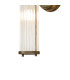Fairport 2 Light Glass Rod Wall Up & Down E14 IP44 Antique Brass/Clear Glass Rods-6